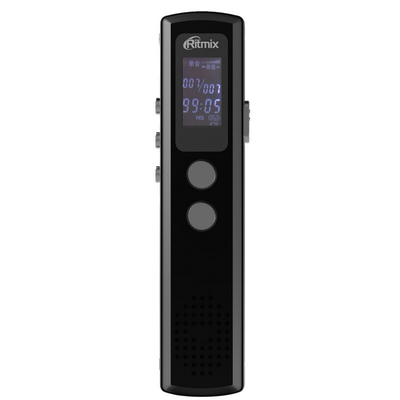Диктофон цифровой Ritmix RR-120 4GB black #1