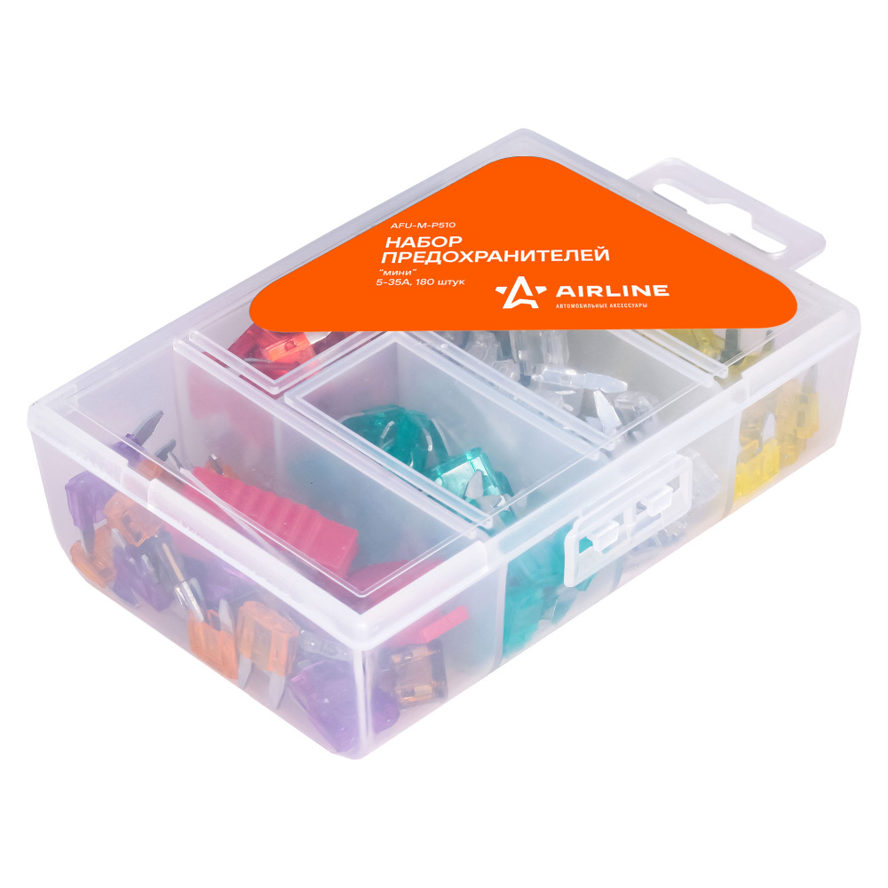 Предохранители мини в пласт.коробке (180 шт. 5-35А) AFU-M-P510 - купить ...