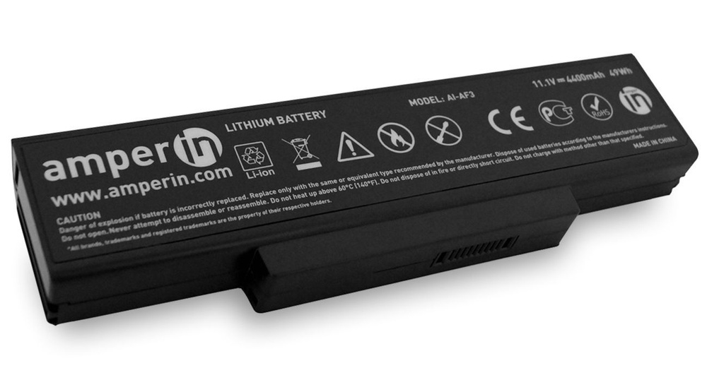 Аккумуляторная батарея Amperin AI-AF3 для ноутбука Asus A9, F2, F2000 ...