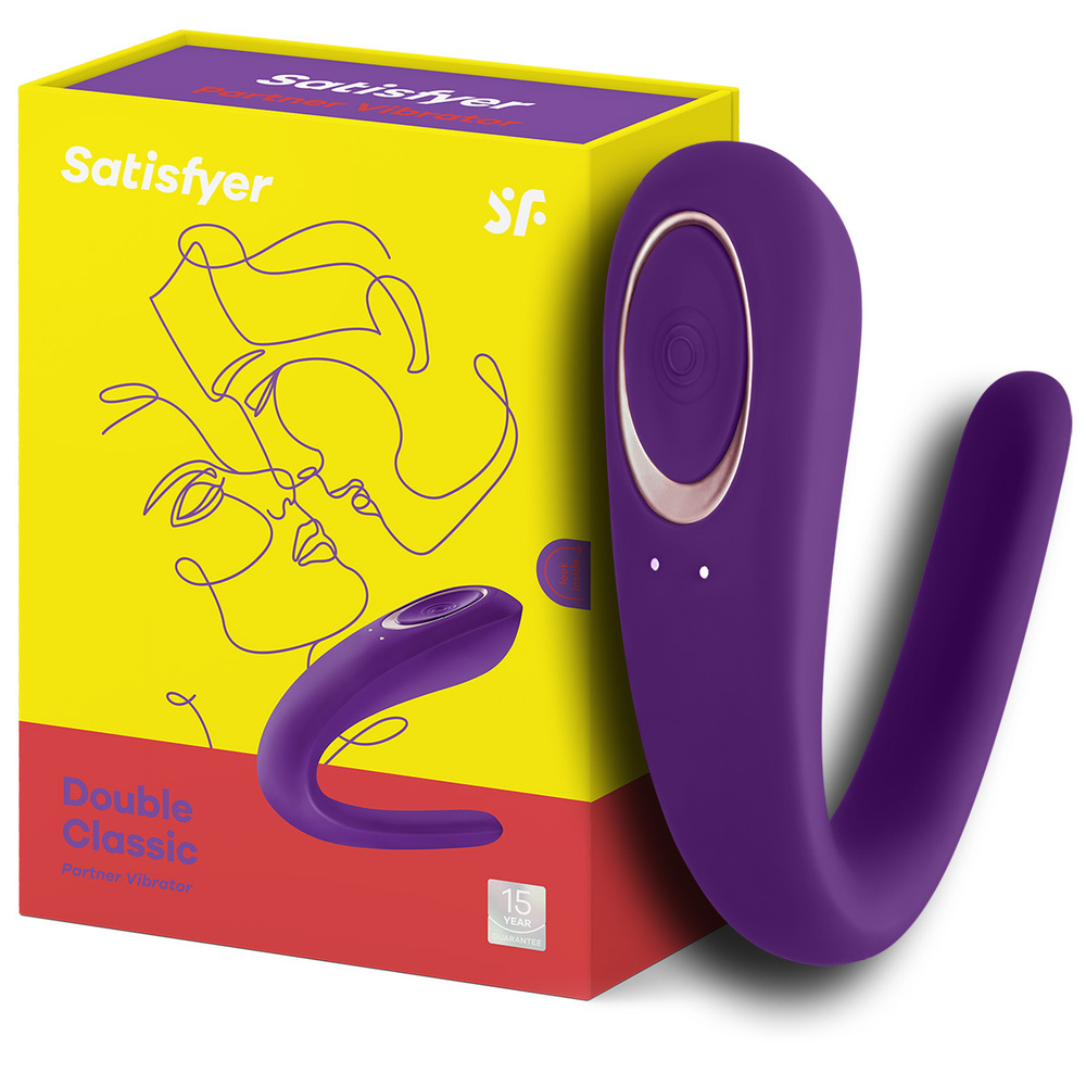 Многофункциональный стимулятор для пар Satisfyer Double Classic - купить с  доставкой по выгодным ценам в интернет-магазине OZON (172487368)