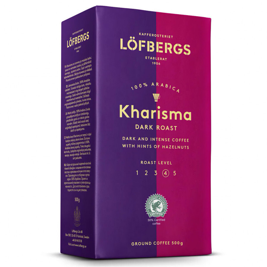 Кофе молотый Lofbergs Kharisma (Харизма), 500г #1