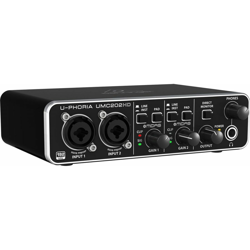 Звуковая карта behringer. Behringer u-Phoria umc204hd. Behringer u-Phoria umc202hd. Behringer аудиокарта umc202. Внешняя звуковая карта Behringer u-Phoria umc202hd.