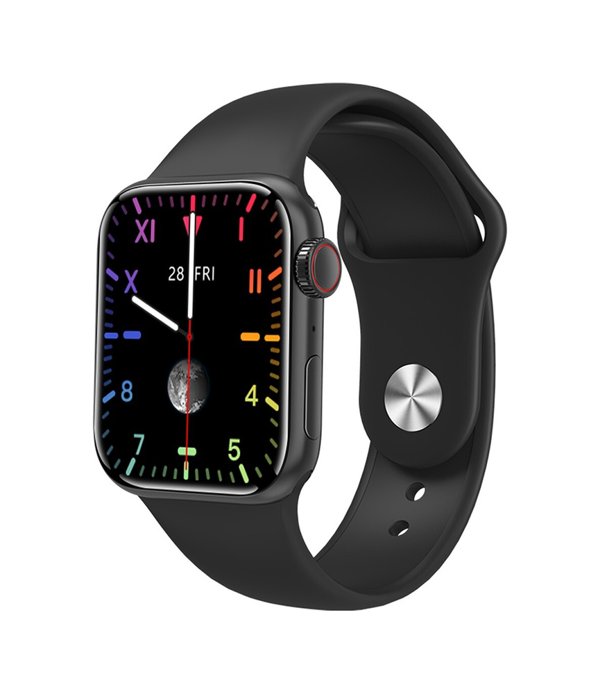 Купить смарт-часы Smart Watch M 26 Plus Wireless Charging Black - купить по  низким ценам в интернет-магазине OZON (801969109)