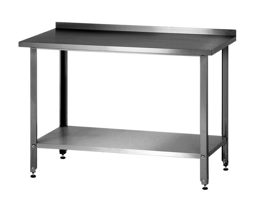 Стол производственный СПРн - 1000*600*860 "Norma Inox", борт (полка ...