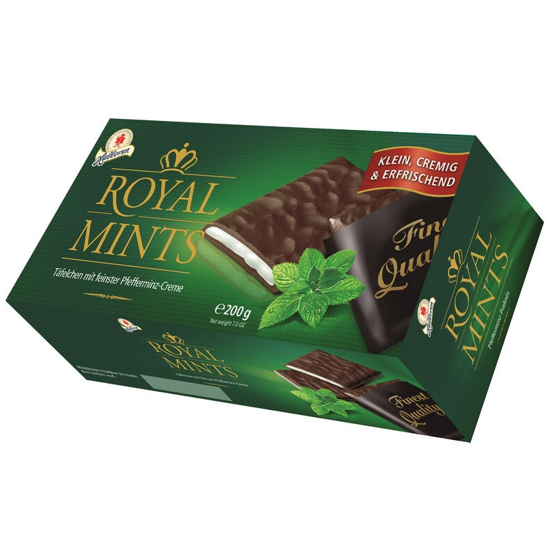 Шоколад Royal Mints с мятной начинкой, 200 грамм - купить с доставкой ...