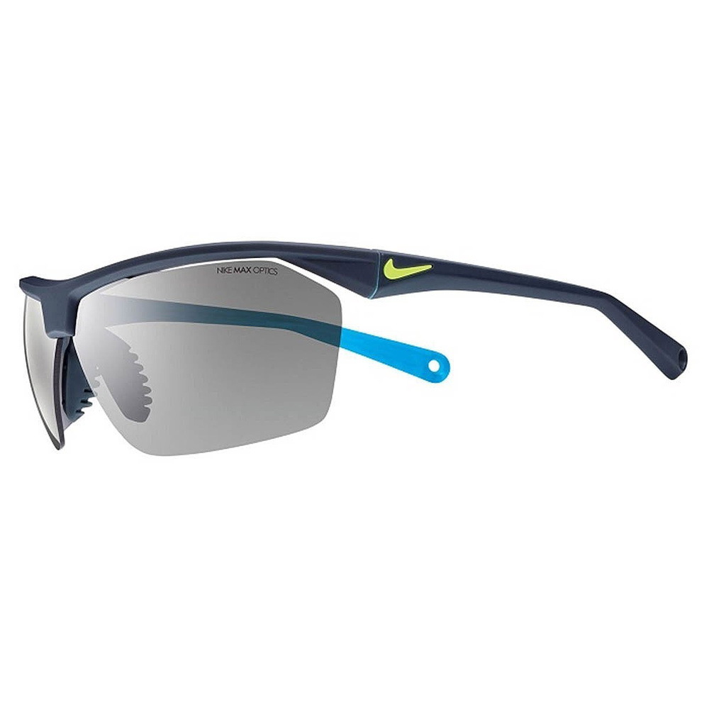 Очки солнцезащитные NIKE Tailwind 12, Matte Dark Magnet Grey/Blue Lagoon  (линзы - Grey Lens) купить по низкой цене в интернет-магазине OZON