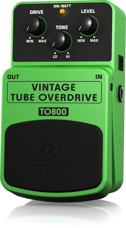 Behringer TO800 Vintage Tube Overdrive Педаль овердрайв с аутентичным ламповым звучанием  #1