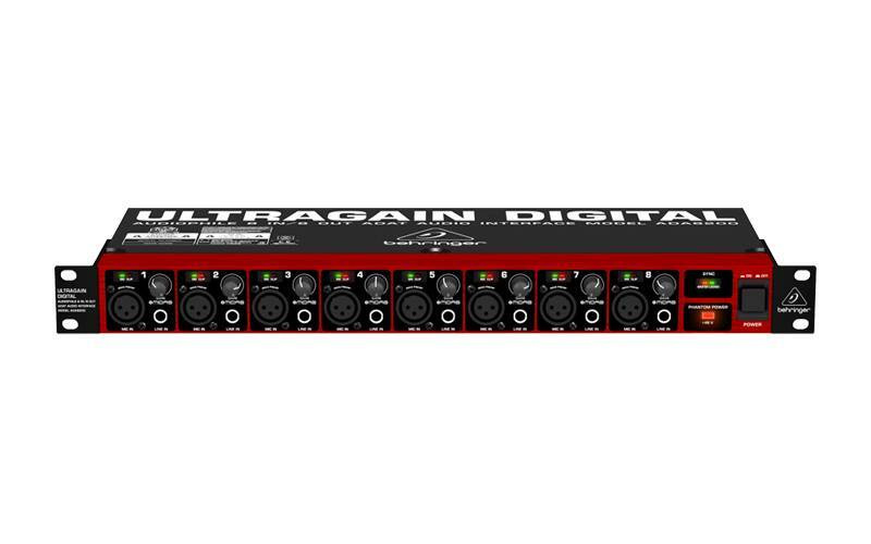 Behringer ADA8200 8-канальный ЦАП/АЦП-конвертер с 8 микрофонными