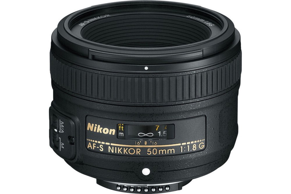 Объектив Nikon 50mm f/1.8G AF-S Nikkor купить по выгодной цене в  интернет-магазине OZON (429108028)