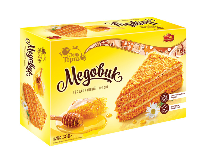 Торт Медовик День торта, 380 гр Черемушки #1
