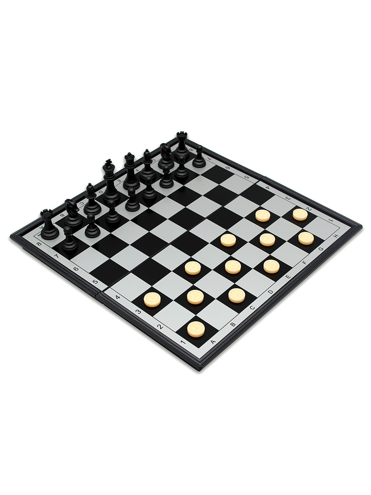 Шахматы, нарды, шашки Miland магнитные пластиковые 3 в 1 #1