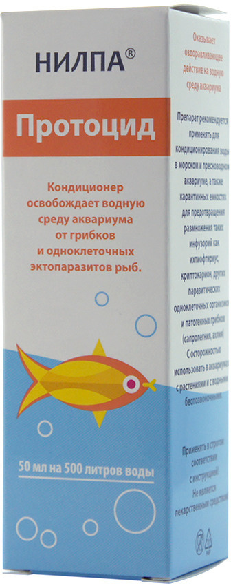 Кондиционер для аквариумной воды НИЛПА "Протоцид" освобождает водную ...