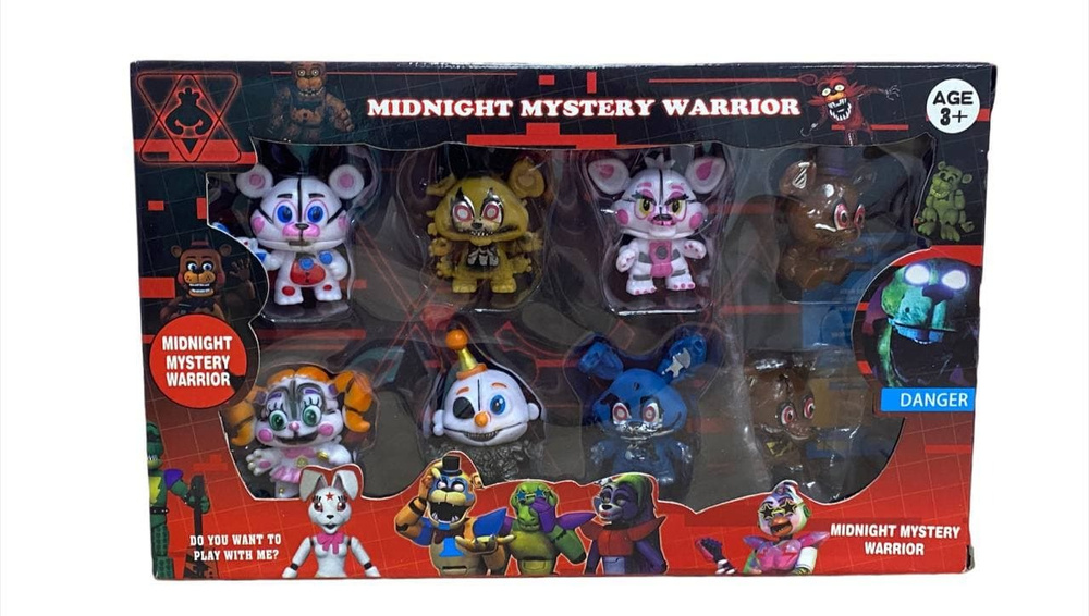 user_c7d7d101yukiemon TOYナイトボックス 4点 Игровой набор Аниматроники Midnight Mystery Warrior (8 фигурок