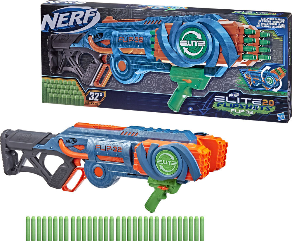 Бластер Hasbro Нерф Элит 2.0 Флипшотс Флип-32 NERF ELITE 2.0 F2553