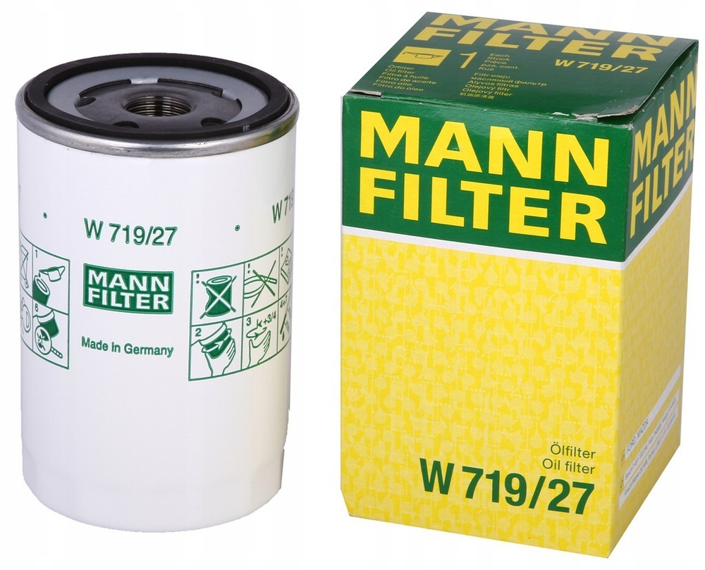 Фильтр масляный MANN FILTER W71927 - купить по выгодным ценам в  интернет-магазине OZON (380561676)