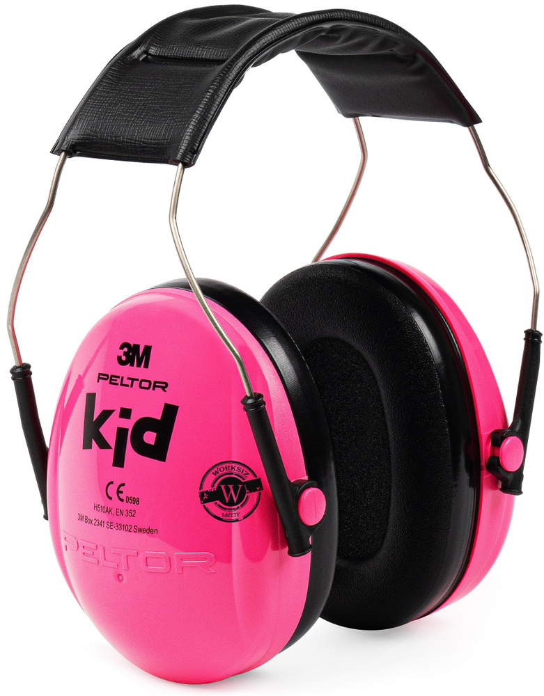 Противошумные защитные детские наушники 3M Peltor Kid Pink ( SNR - 27 дБ ) / Розовые  #1