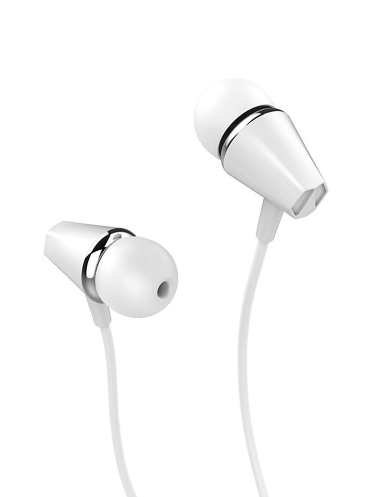 Наушники внутриканальные с гарнитурой Hoco m34 White 078463. Наушники Hoco m34. Hoco m34 "Honor" белые. Наушники с микрофоном Hoco m34 White.