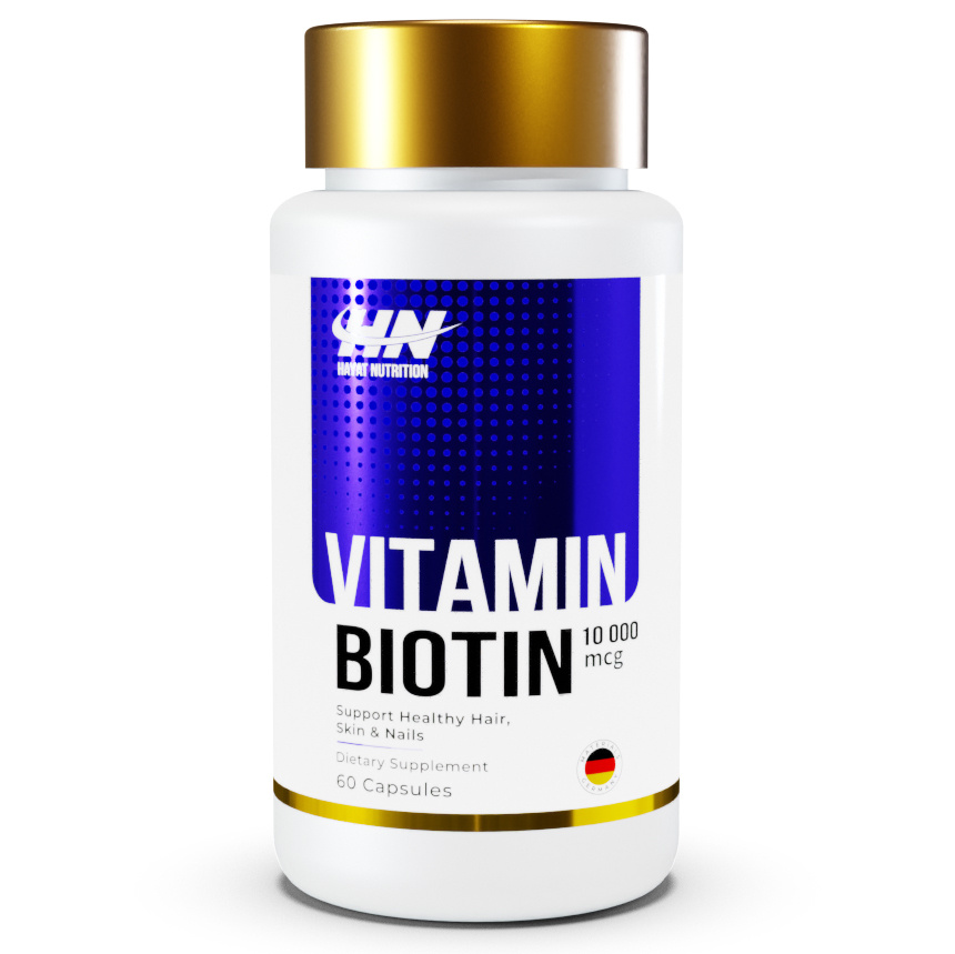 Биотин 10000 мкг Hayat Nutrition Biotin 10000 mcg - 60 капсул (по 05. ...