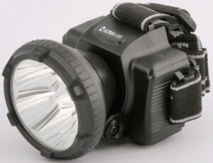 Ultraflash фонарь налобный LED5365 (акк. 4V 0.42Ah) 5св/д (20lm),черн./пластик,отраж,2 реж,з/у 220V  #1