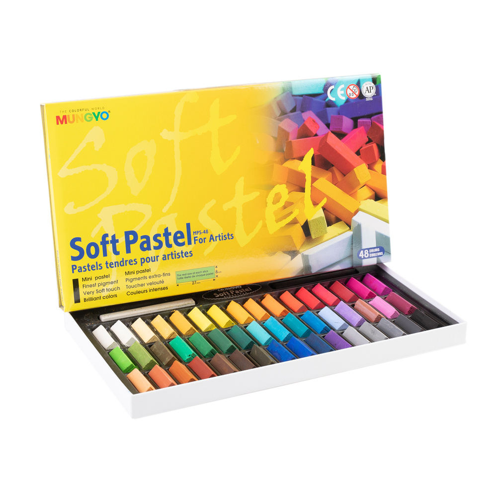 Пастель сухая художественная 48 цветов Mungyo Soft Pastel, мягкая ...