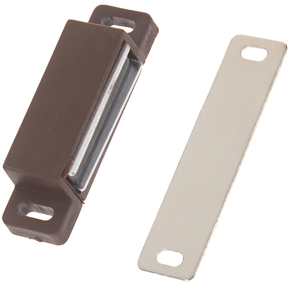 Защёлка магнитная, 58х15 мм: изделие из пластика для прочной фиксации ...