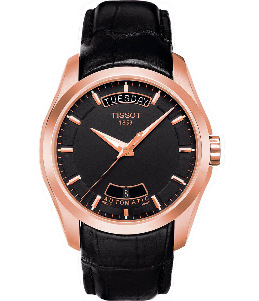 Швейцарские механические часы мужские наручные, с автоподзаводом Tissot Couturier Automatic T035.407.36.051.00, #1