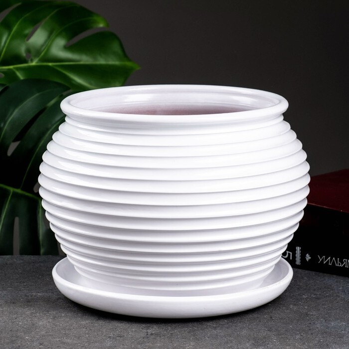 Горшок цветочный "Сатурн" 4л - купить с доставкой по выгодным ценам в ...