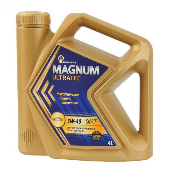 Rosneft Magnum Ultratec 5W-40 Масло моторное, 4 л #1