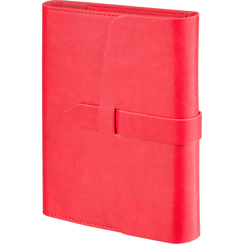 Ежедневник недатированный Bruno Visconti Senate А5, искусственная кожа, 136 листов, красный  #1