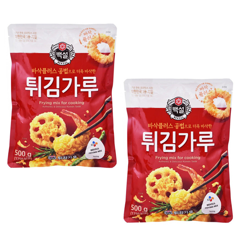 Мука панировочная Кляр для жарки CJ Beksul (2 шт. по 500 г), Южная ...