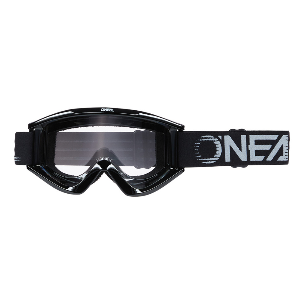 Мотоочки кроссовые O'NEAL B-Zero V.22, черный, прозрачные линзы #1