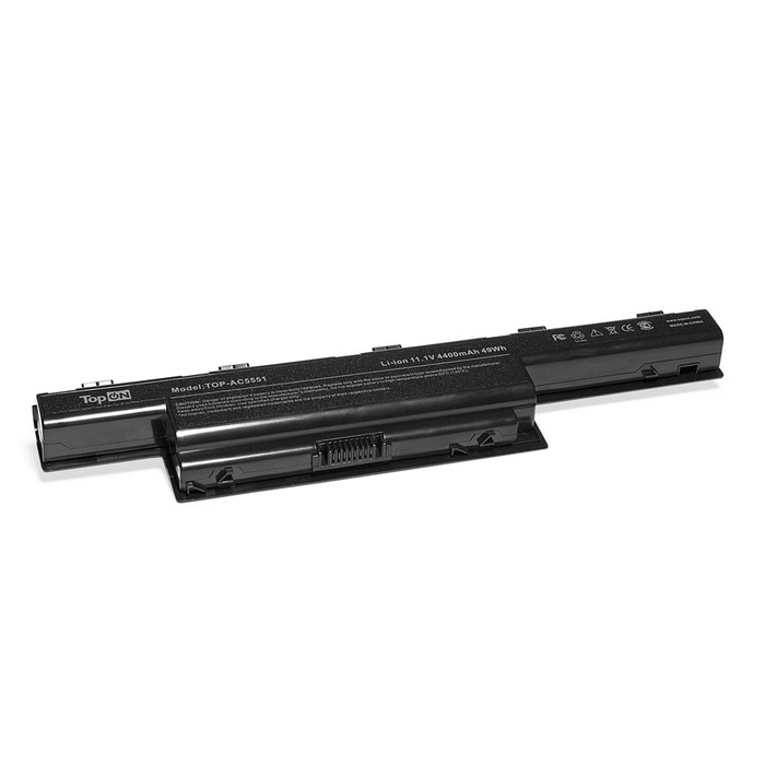TopON Аккумулятор для ноутбука Acer 4400 мАч, (AS10D31, AS10D3E ...