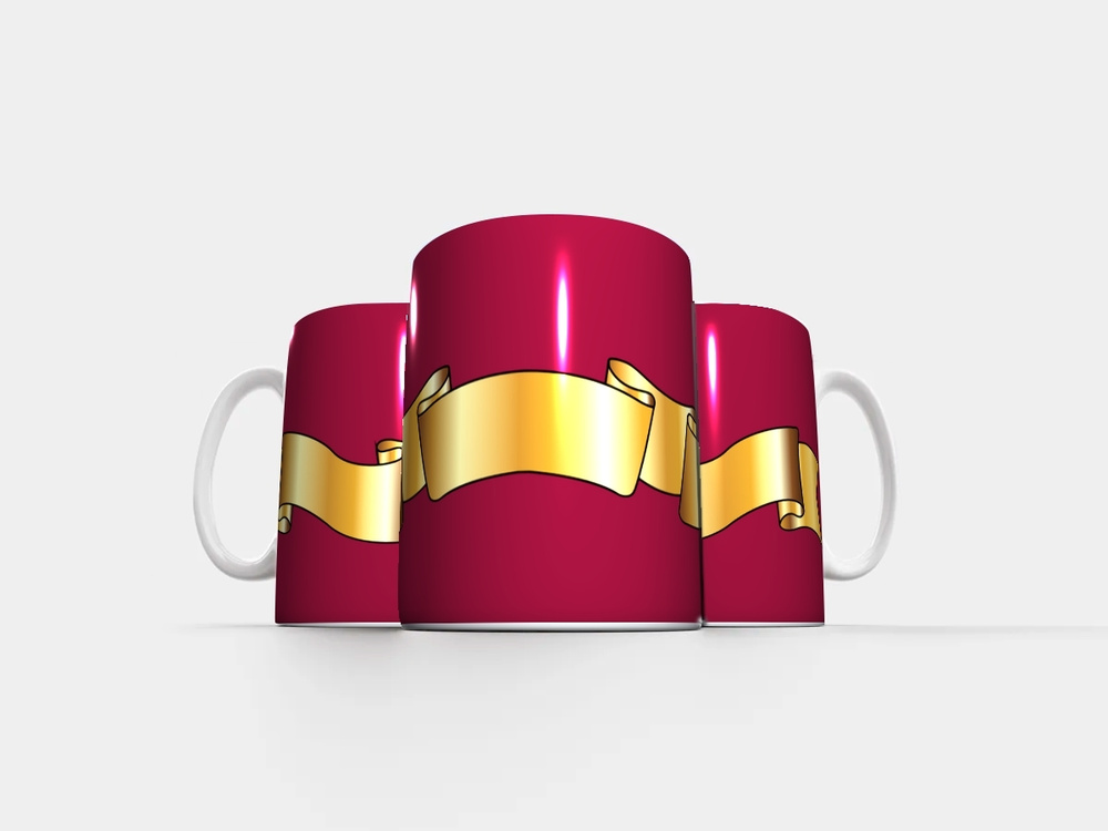 Кружка Printstar "золотая лента, ленточка, геральдика", 320 мл - купить ...