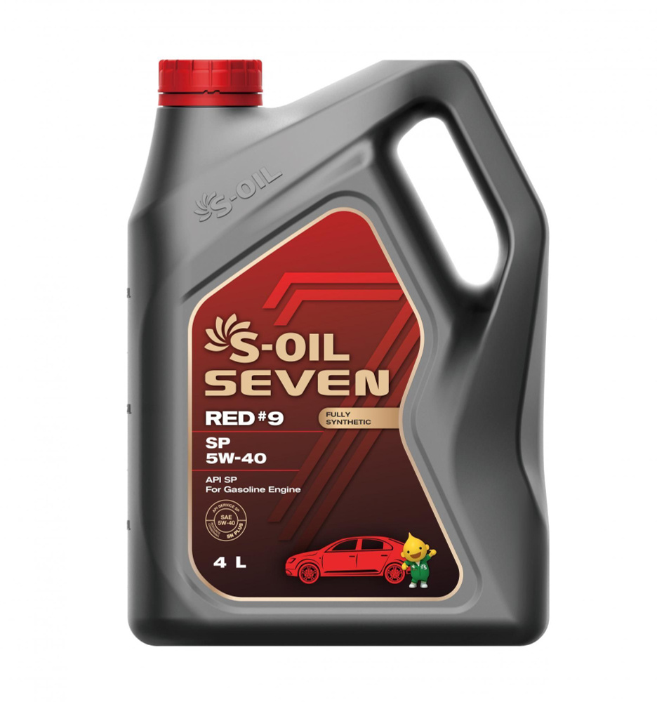 S-OIL SEVEN RED #9 5W-40 Масло моторное, Синтетическое, 4 л #1