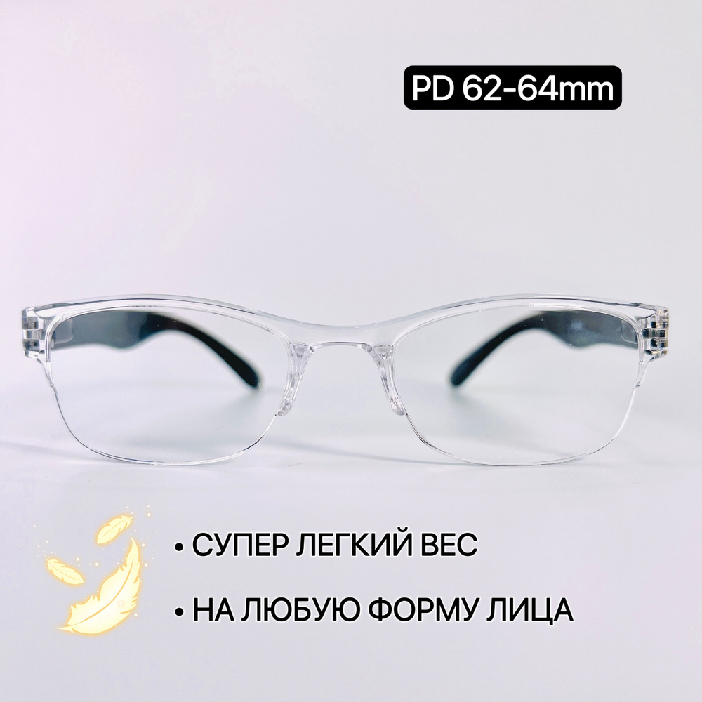 Готовые очки лектор пластик,флекс дужки,очки корригирующие с диоптриями ...