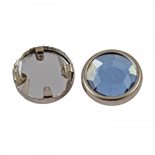 Стразы, пластик на шипах, d13мм (20шт) - купить с доставкой по выгодным ...