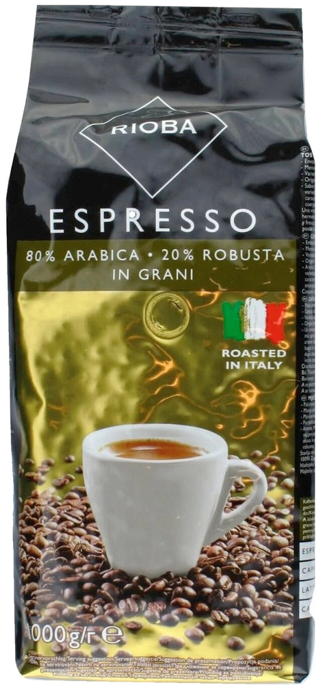 Кофе в зернах Rioba Espresso Gold, 1 кг #1