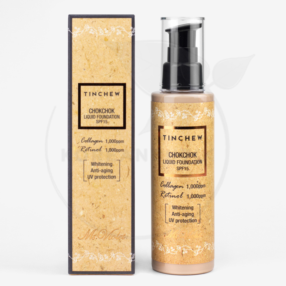 Tinchew Увлажняющий тональный крем с коллагеном и ретинолом Tinchew ...