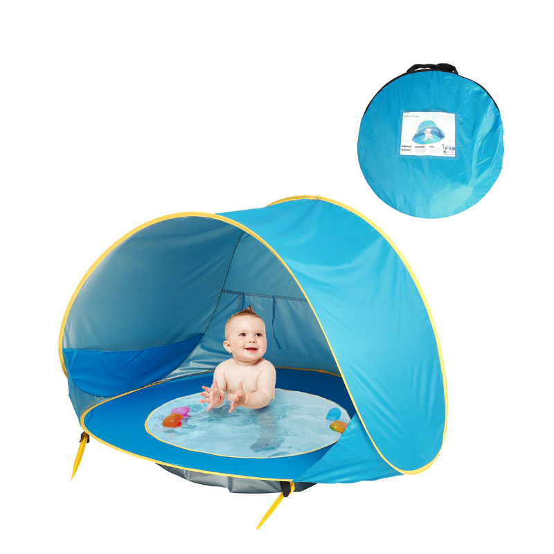 Детская пляжная палатка UPF 50 +, водонепроницаемая солнцезащитная  #1