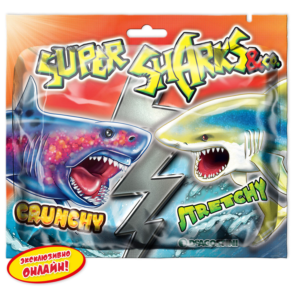 Фигурка-игрушка DeAgostini Супер Акулы и Ко МАКСИ / Super Sharks & Co MAXI,  1 игрушка