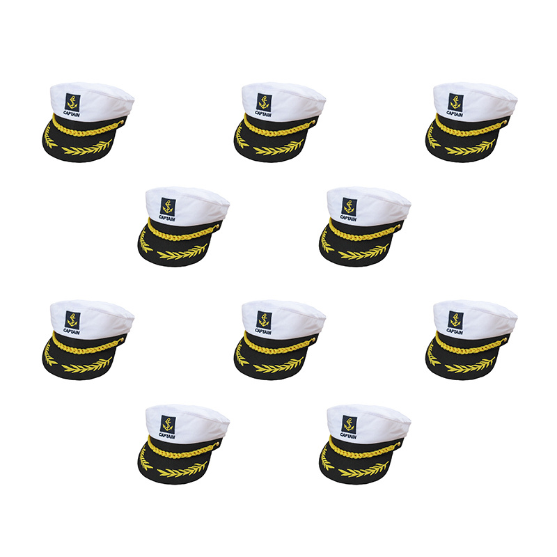 Фуражка морская взрослая капитанская "Captain", кепка капитана моряка с ...