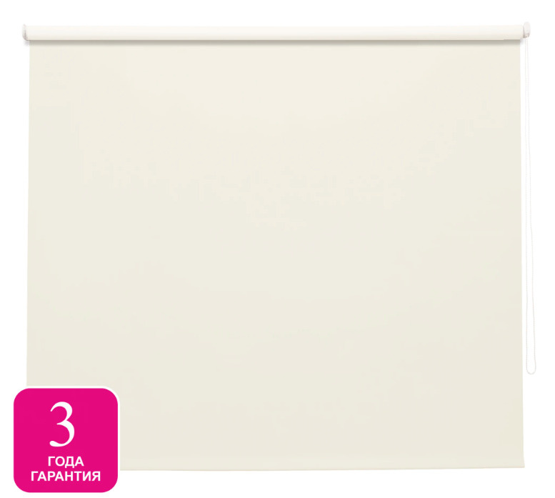 Штора рулонная блэкаут Inspire Santos 160x175 см экрю Cream #1