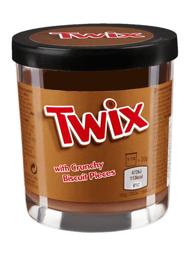 Шоколадная паста Twix / Твикс с кусочками печенья 200 г (Великобритания)  #1