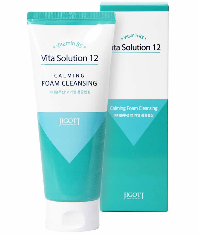 Jigott Пенка для лица успокаивающая Vita Solution 12 Calming Foam ...