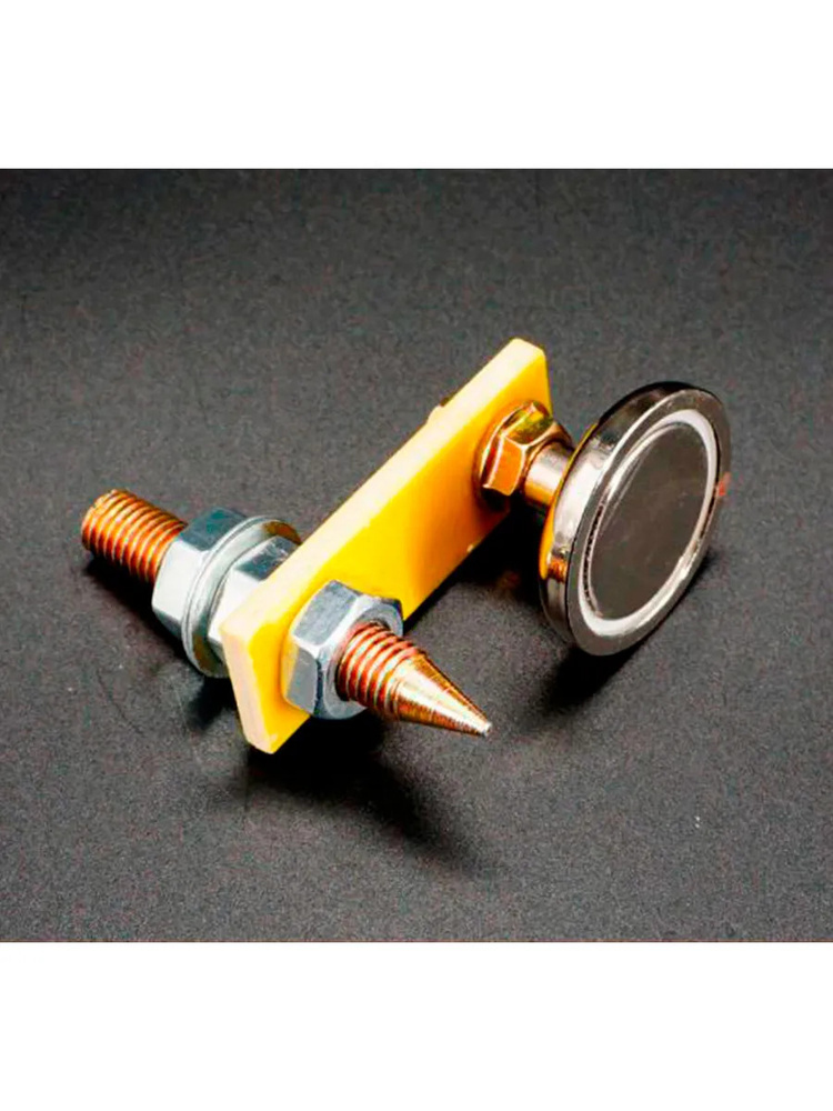 Магнитный держатель одинарный для сварки, клемма заземления магнитная ...