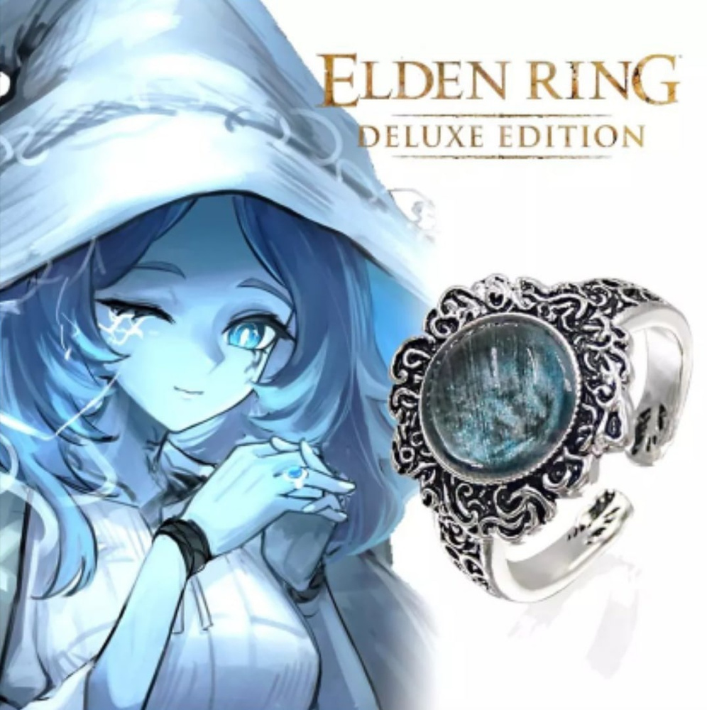 Кольцо Элден с камнем из игры Elden Ring #1