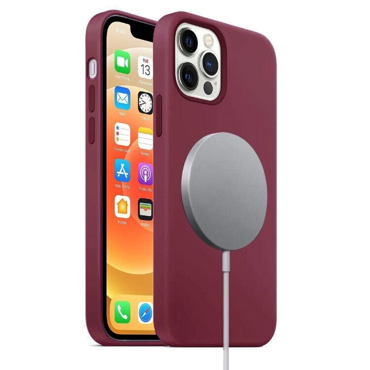 Чехол MagSafe для iPhone 12 Pro Max (сливовый) - купить с доставкой по ...