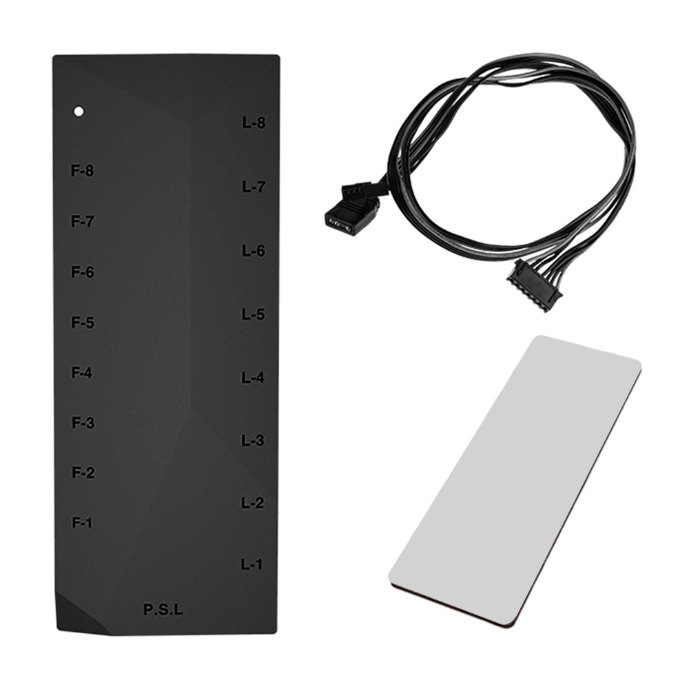 HA-02 ARGB Hub ШИМ-контроллер вентилятора с питанием от 8 каналов 5 В ...