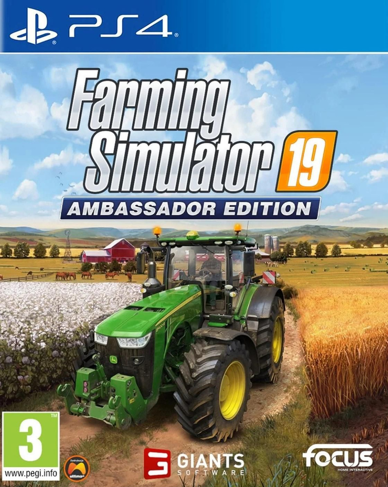 Игра Farming Simulator 19 Ambassador Ed Русская (PlayStation 4, PlayStation 5, Русские субтитры)  #1