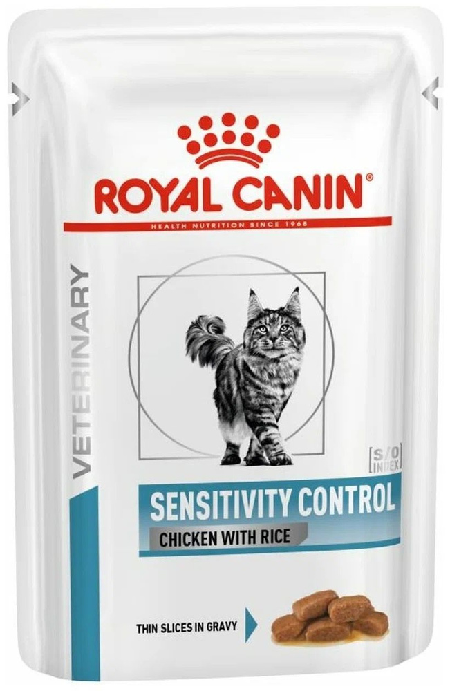 Влажный корм Royal Canin Sensitivity Control Chicken with Rice для любых кошек, при пищевой аллергии #1